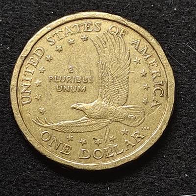 【全场包邮】纯粹捡漏拍486场（免费代拍第23场） - 美国2000年萨卡维亚少数民族系列1元飞鹰纪念币