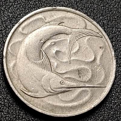 泉币菌-第144场-精品福利场 - 新加坡20分 箭鱼23.7mm 1973年份
