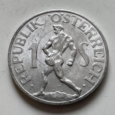 🌹外币初藏🌹🐯2025年第139场  每周二四六晚8️⃣点 接代拍 - 奥地利1957年一先令