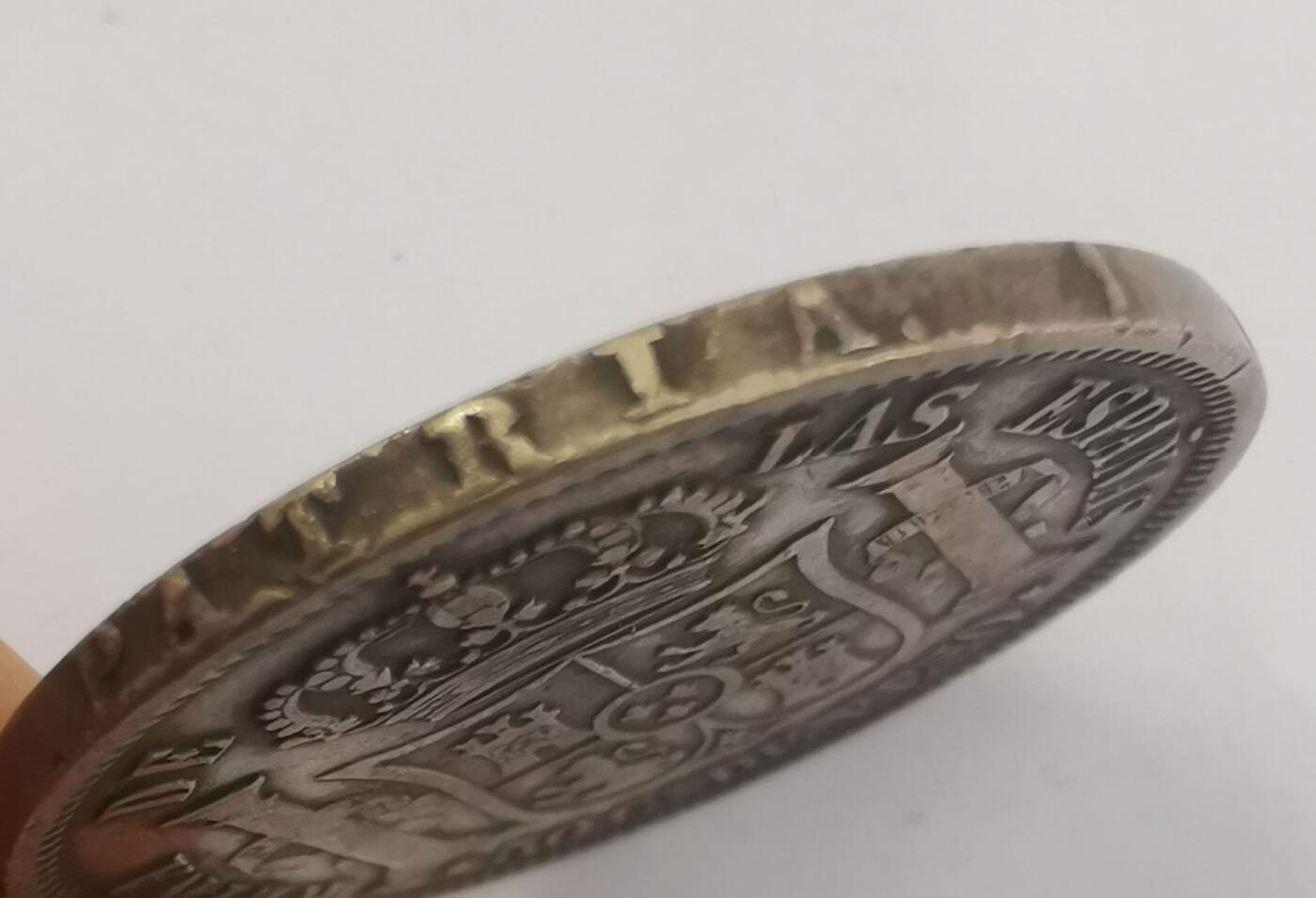 巨藏钱币第七期硬币场12月12号20点开拍 西属菲律宾1868年50分银币12.8克