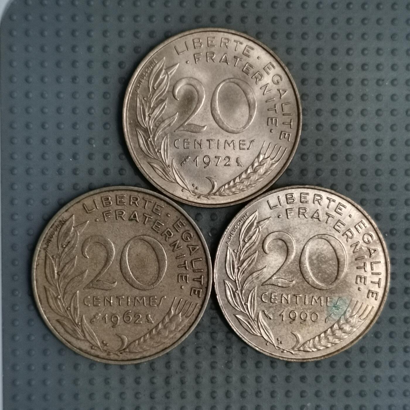 2025年第137场各国散币拍卖（总第137场） 法国20生丁3枚