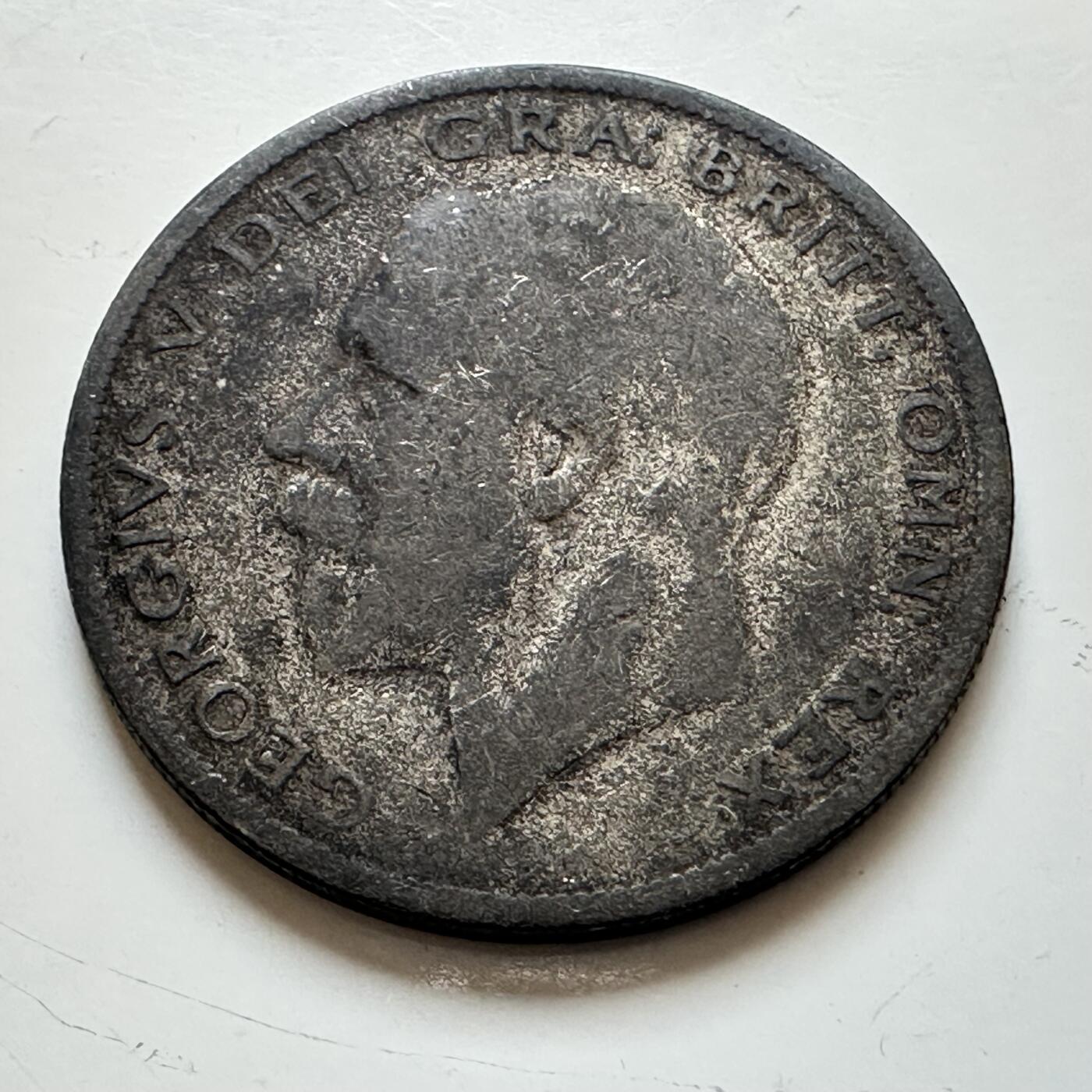 🌹外币初藏🌹🐯2025年第139场  每周二四六晚8️⃣点 接代拍 英国1928年半克朗银币