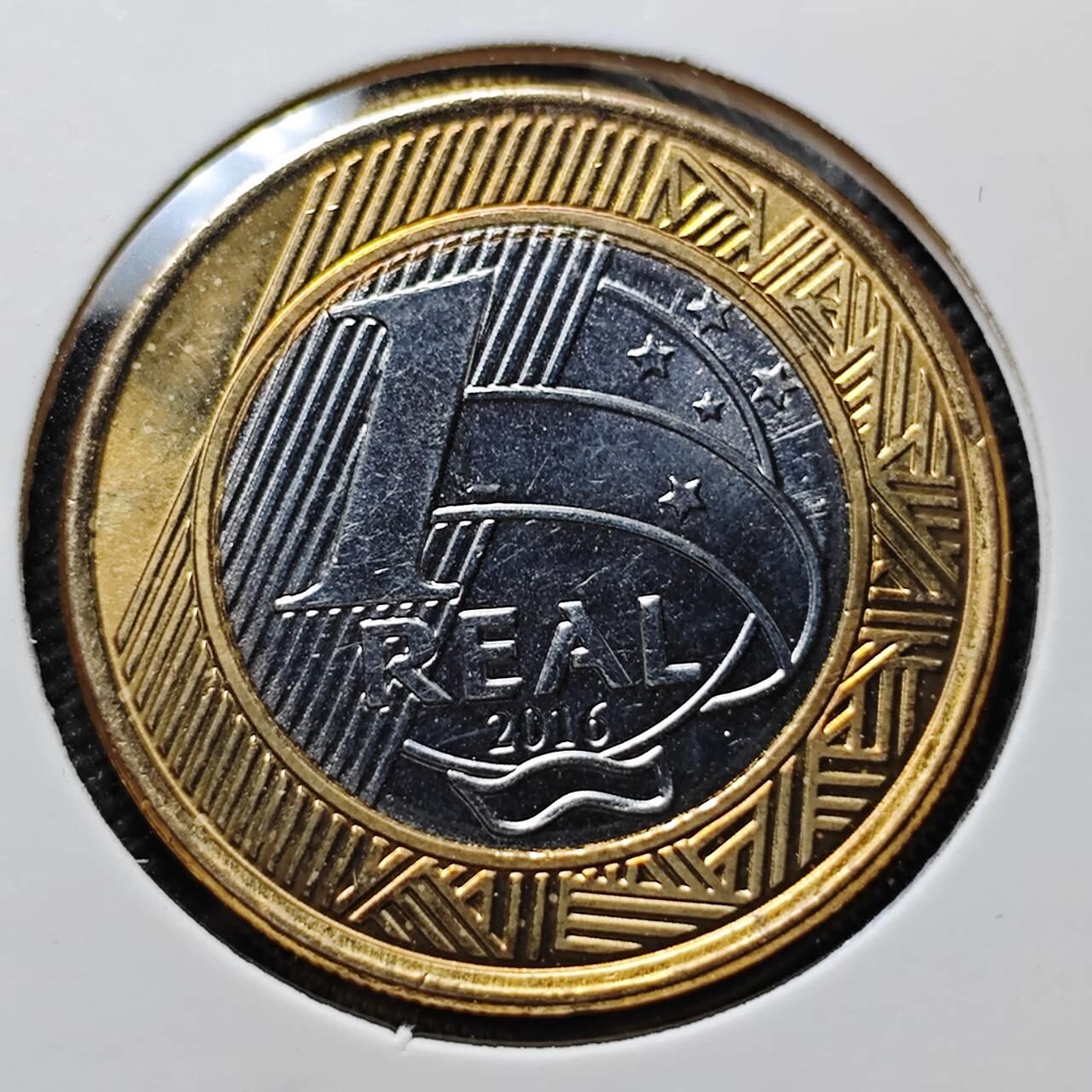 KK钱币收藏小铺 第376期  2月预留时间 周末发货  巴西1瑞尔双色币纪念币