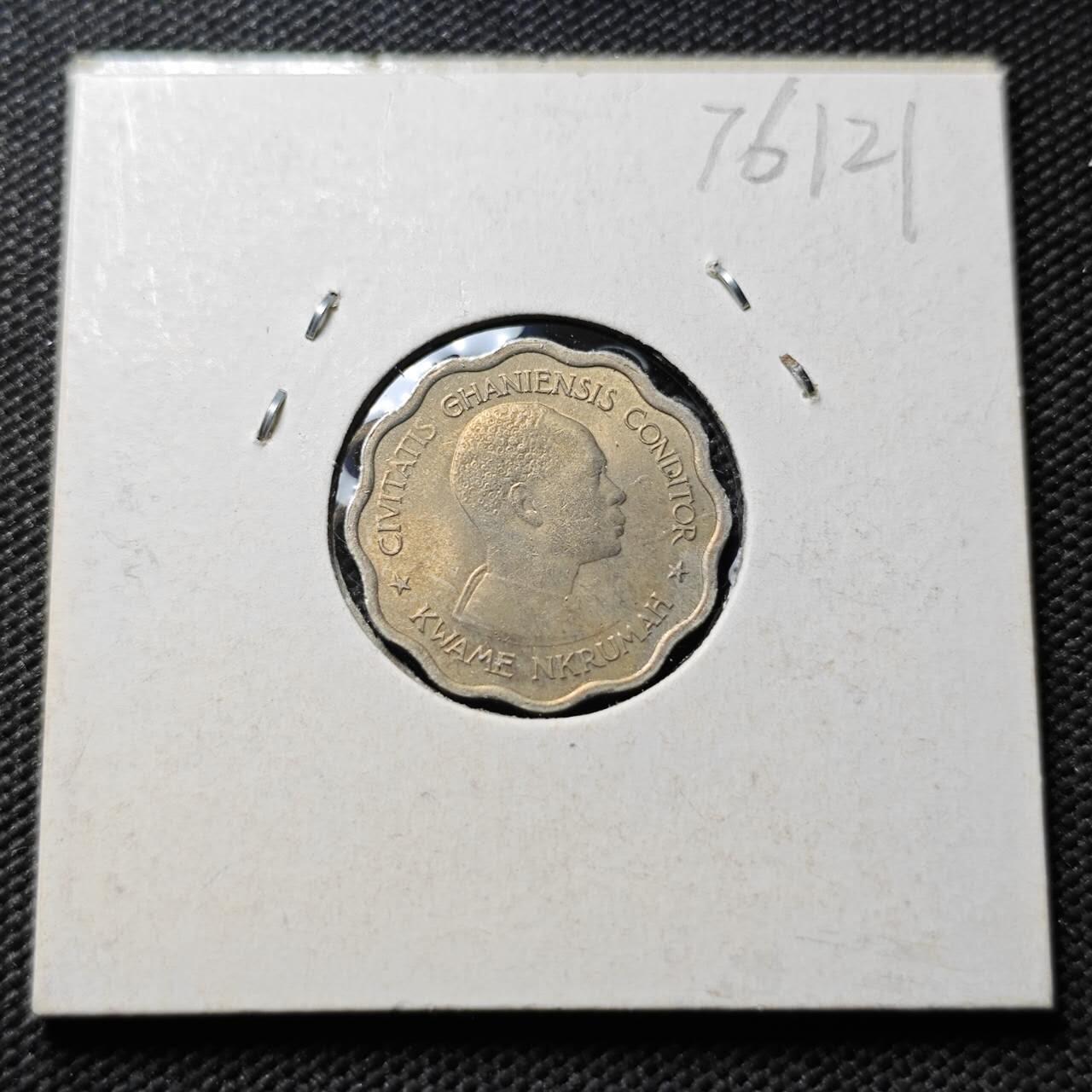 KK钱币收藏小铺 第376期  2月预留时间 周末发货  1958加纳3便士