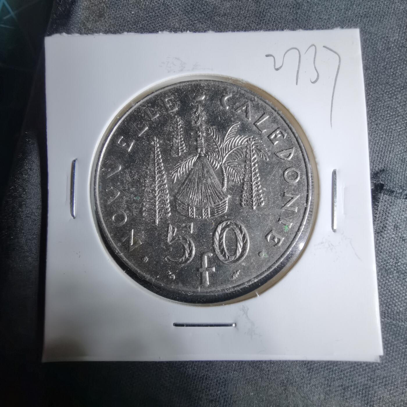 沼泽如烟--第927场 法属新喀里多尼亚1987年50法郎