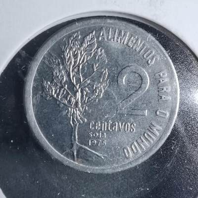 沼泽如烟--第927场 - 巴西1975年二分纪念币