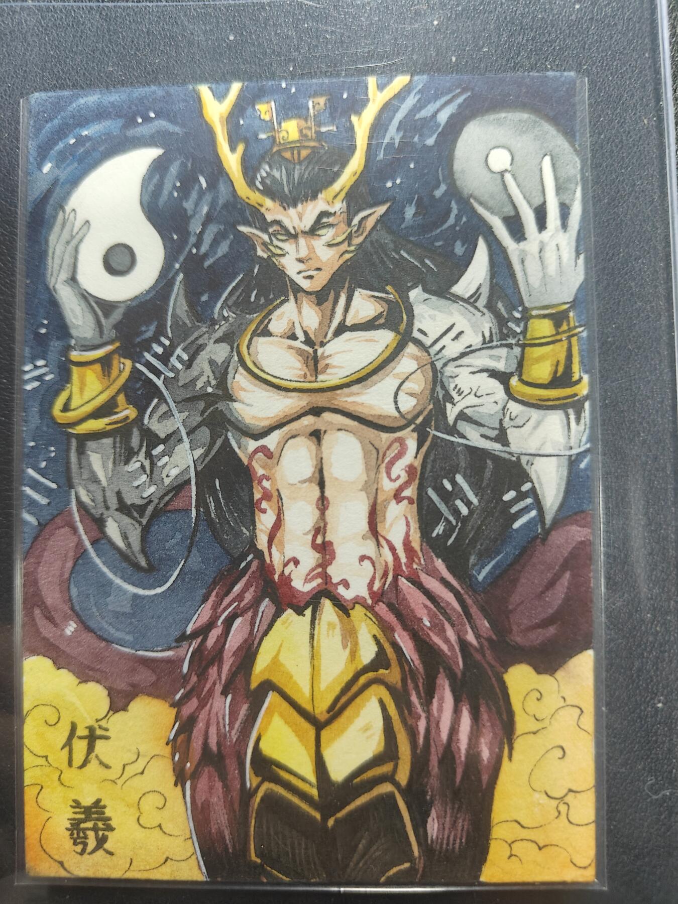 天玑星卡拍第148期《12.11周四截拍》持续收拍收评中 满赠卡需备注 【手绘卡】Rubick 天地人 三皇 手绘卡