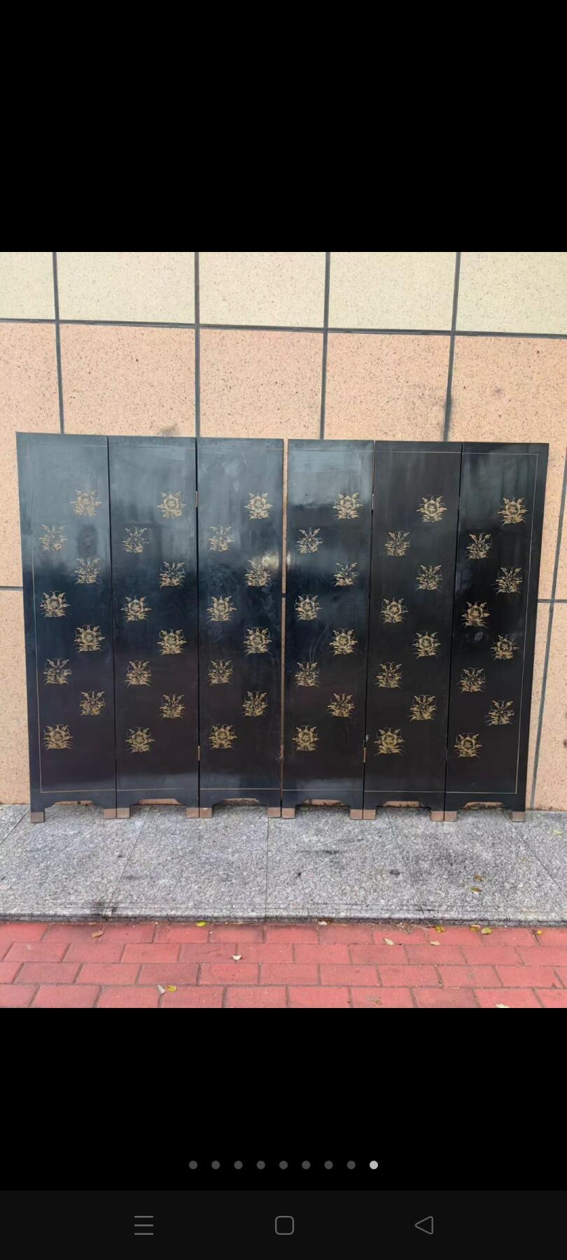 民国时期六片一套屏方玉石镶嵌，人物形象栩栩如生，全品相经济实惠耐用，可做隔断，背景墙，装饰装修佳品，入手即用无需忧虑