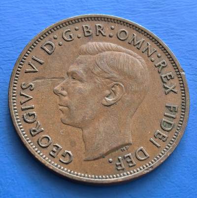 外国优质老铜币银币持续添加中，周六九点倒数截拍，满百包邮，可寄存半年，喜欢朋友微信扫描二维码可直接参拍 - 大特年英国1950年乔治六世便士