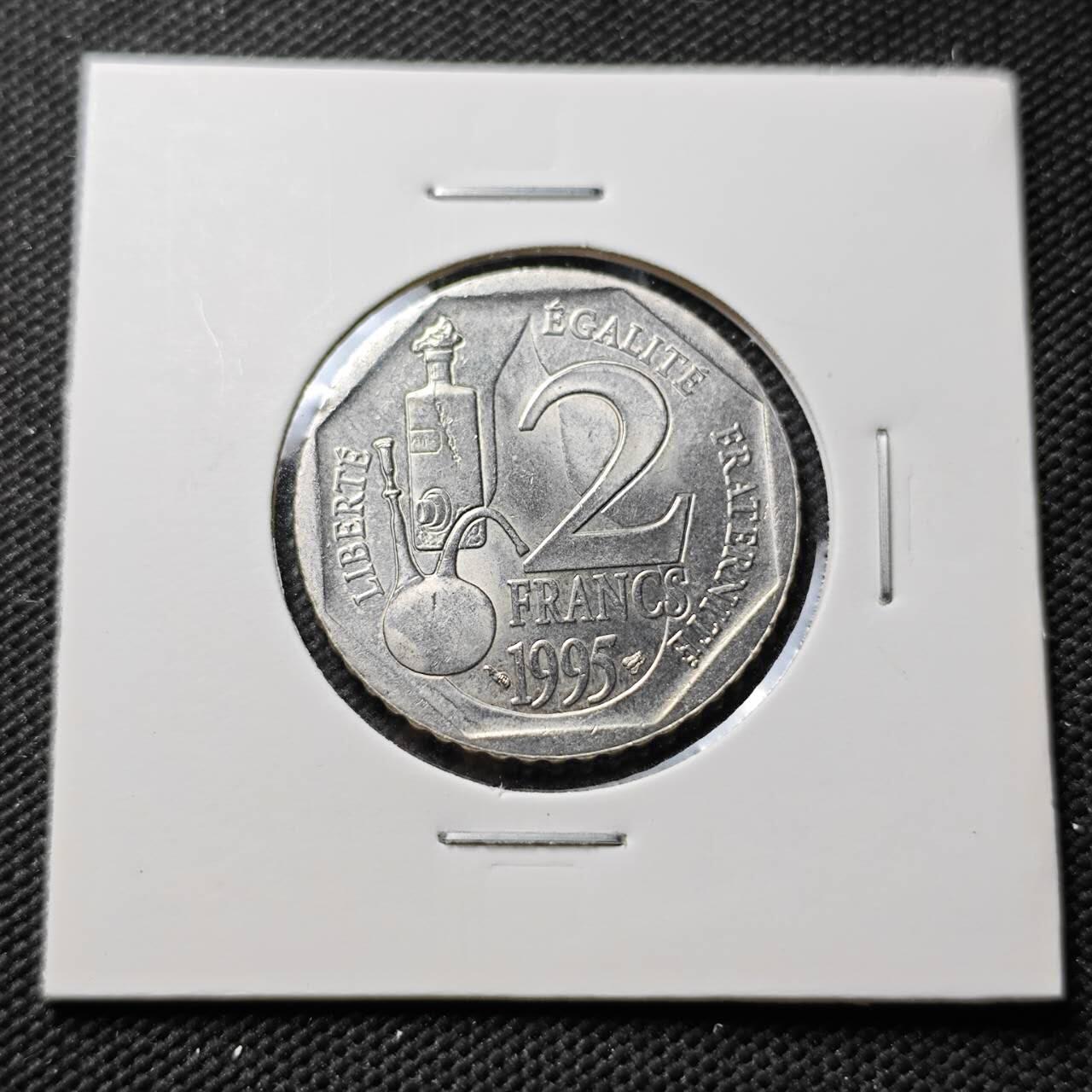 KK钱币收藏小铺 第376期  2月预留时间 周末发货  1995法国2法郎纪念币