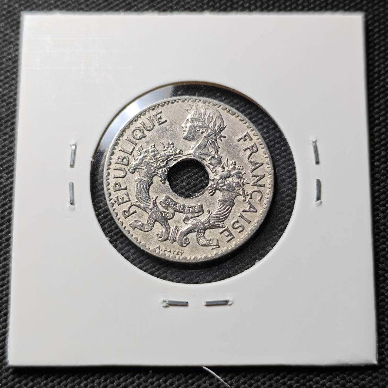 KK钱币收藏小铺 第376期  2月预留时间 周末发货  1930法属印支5分