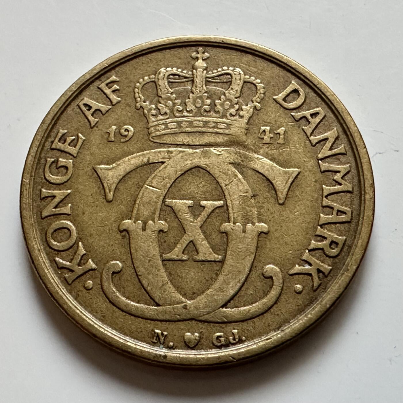 🌹外币初藏🌹🐯2025年第139场  每周二四六晚8️⃣点 接代拍 丹麦1941年一克朗