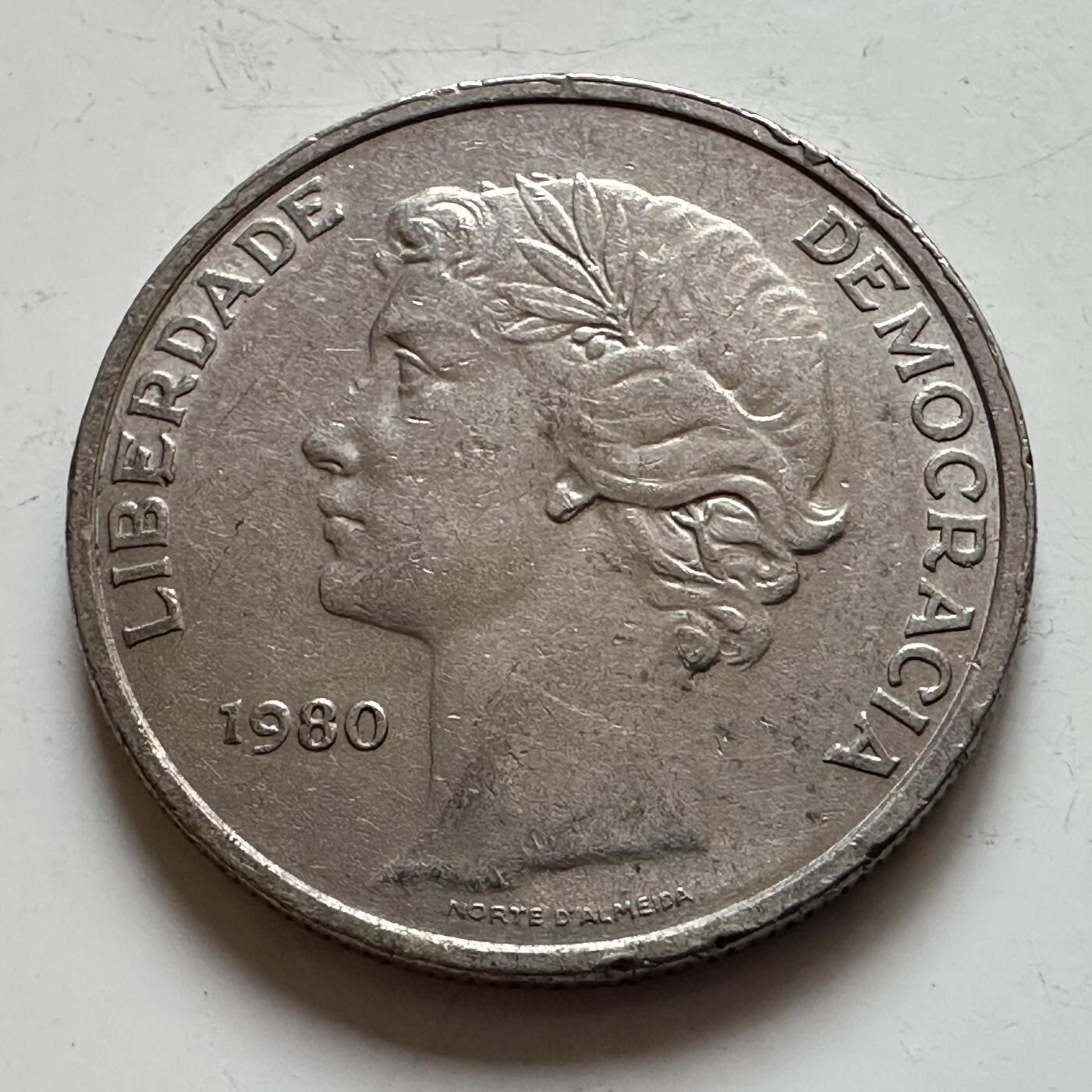 🌹外币初藏🌹🐯2025年第139场  每周二四六晚8️⃣点 接代拍 葡萄牙1980年25埃斯库多