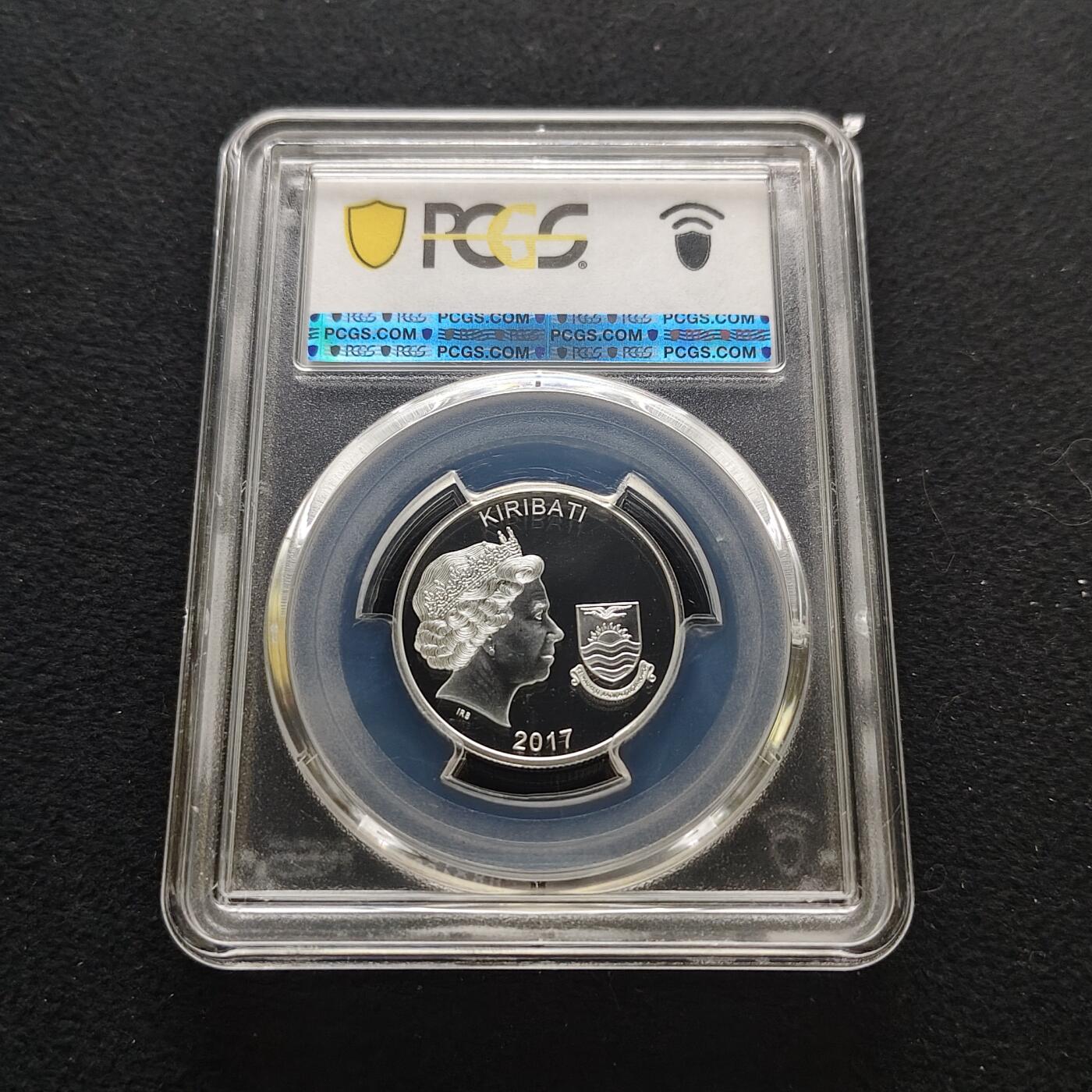 【全场包邮】纯粹捡漏拍485场（免费代拍第22场） 基里巴斯2017年10元铭记一战系列纪念精制纪念银币-PCGS PR68 DCAM