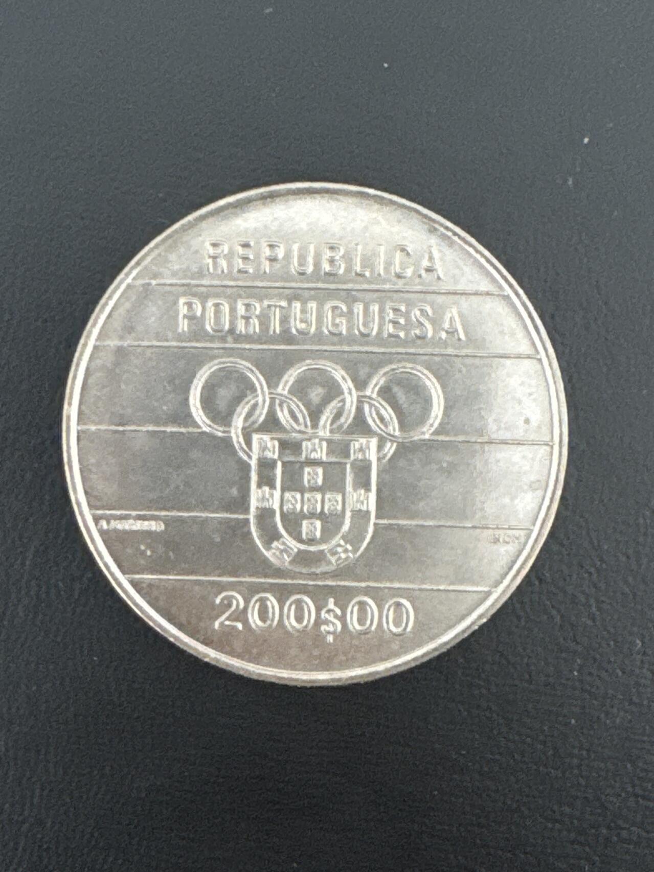 ❤️【币观天下】❤️ 第334期钱币拍卖- 2025.12.12周五晚上6点半场-长期征集拍品 葡萄牙1992年奥运会200埃斯库多镍质纪念币