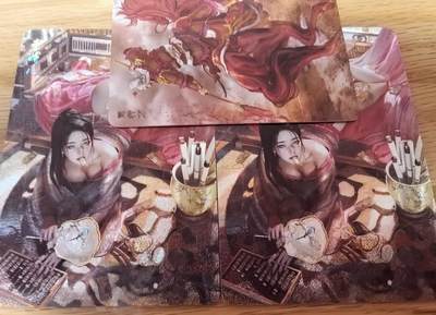 卡有江湖粉丝专场第五期（持续收拍，送拍联系我哦） - 【双服饰】焱卡文化燎原刷子老师绘人间传李娇儿幻彩折光两张