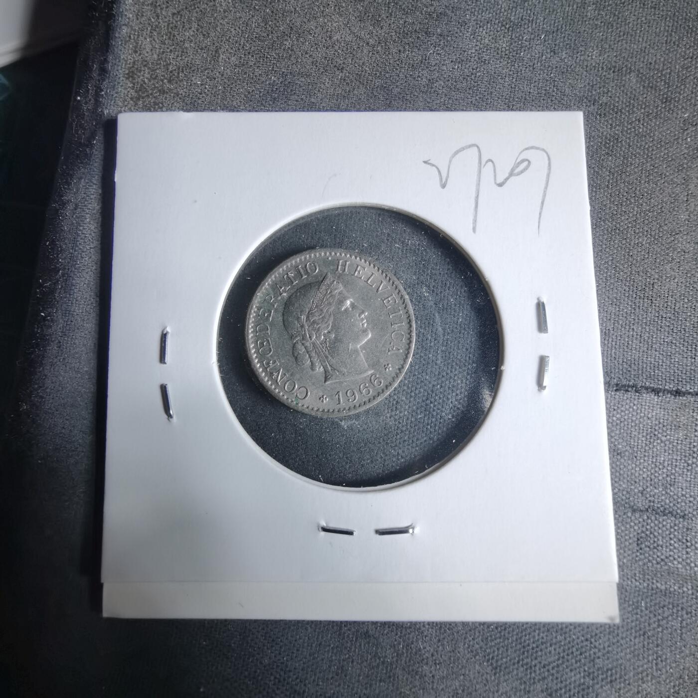 沼泽如烟--第927场 瑞士1966年五分