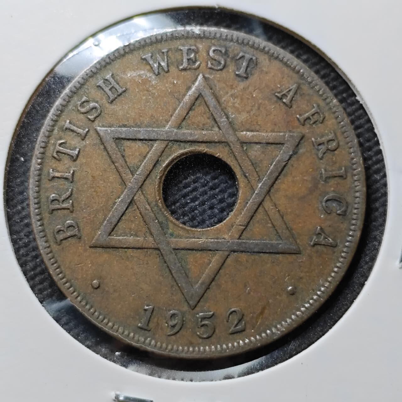 KK钱币收藏小铺 第376期  2月预留时间 周末发货  1952法属西非1便士铜币