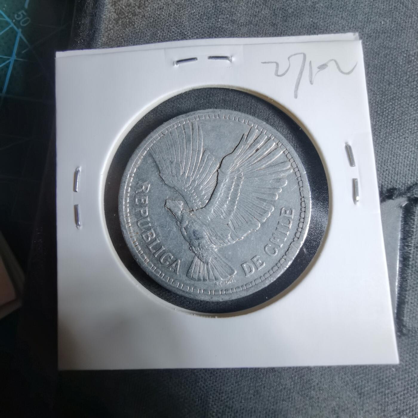 沼泽如烟--第927场 智利1958年10比索