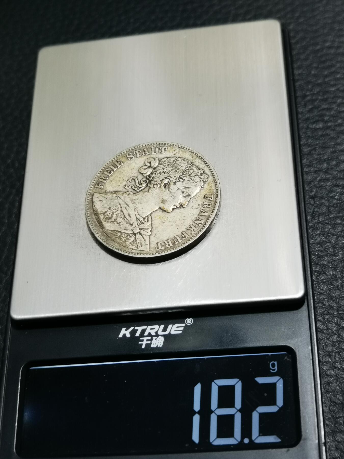 天下钱庄专场欢迎参拍 法兰克福少女1泰勒银币