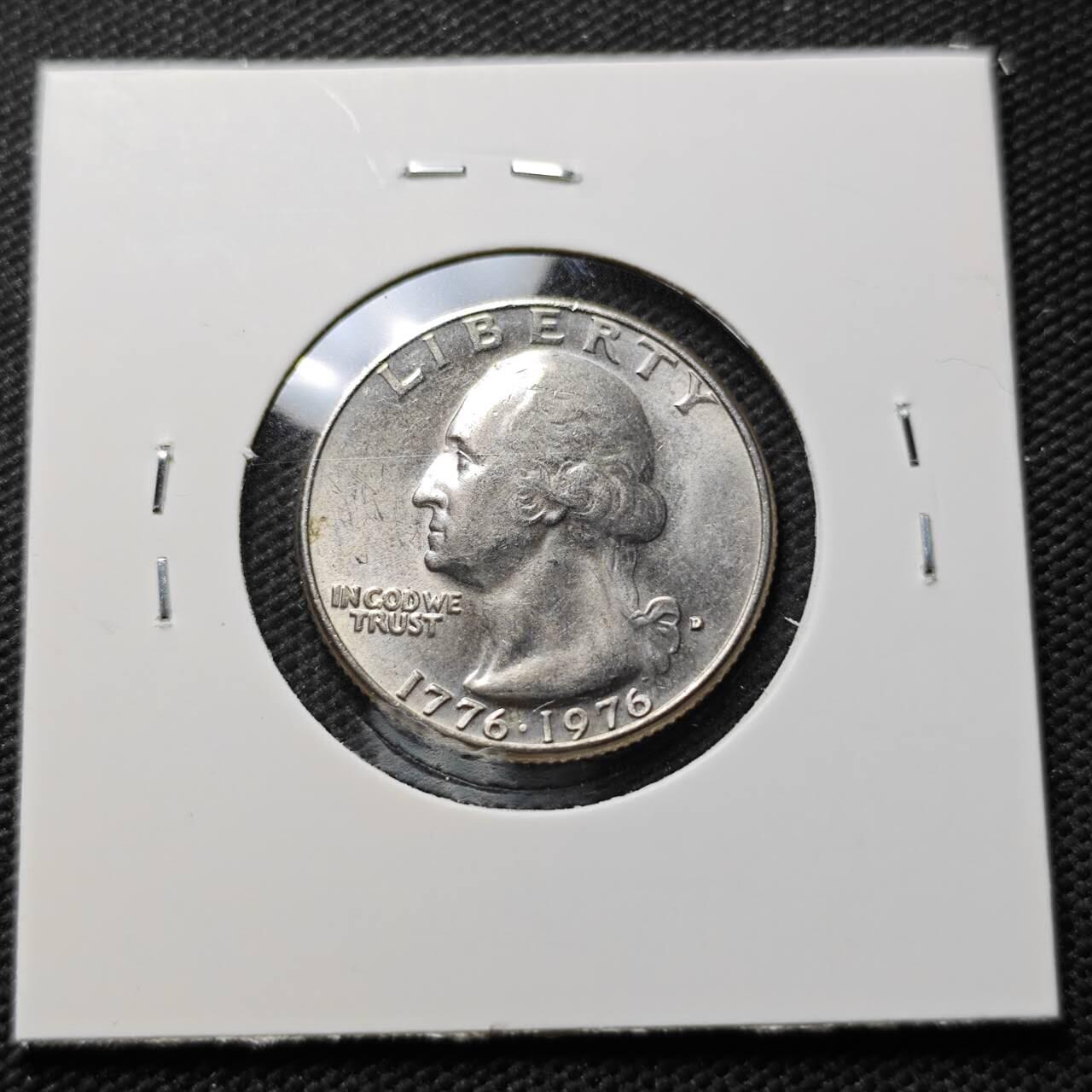 KK钱币收藏小铺 第376期  2月预留时间 周末发货  美国建国200周年纪念币