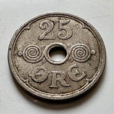 🌹外币初藏🌹🐯2025年第139场  每周二四六晚8️⃣点 接代拍 - 丹麦1924年25欧尔