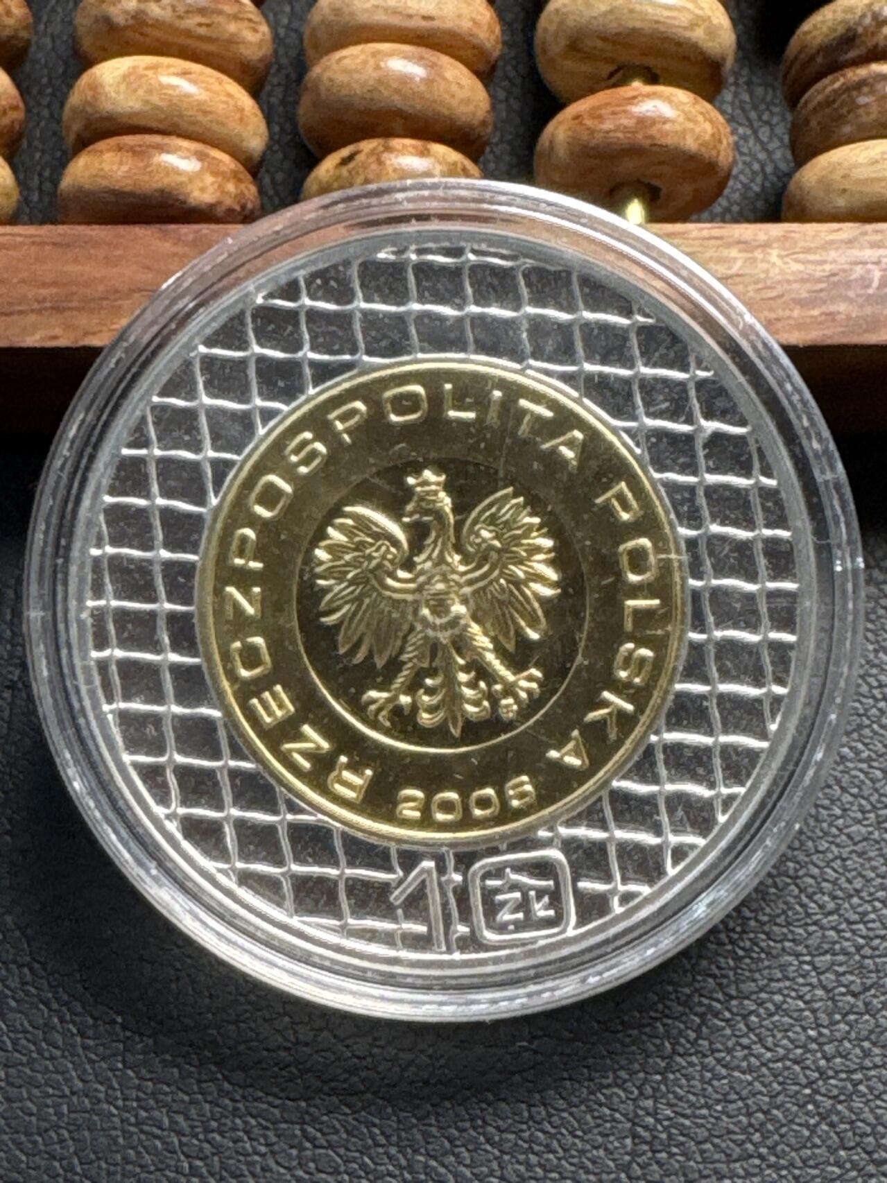 ❤️【币观天下】❤️ 第334期钱币拍卖- 2025.12.12周五晚上6点半场-长期征集拍品 波兰2006年世界杯精制银币，925银，14.14克