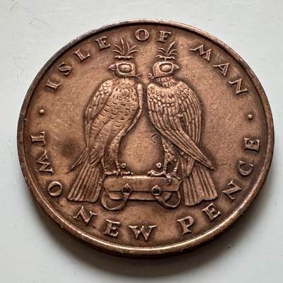 🌹外币初藏🌹🐯2025年第139场  每周二四六晚8️⃣点 接代拍 - 马恩岛1975年2便士