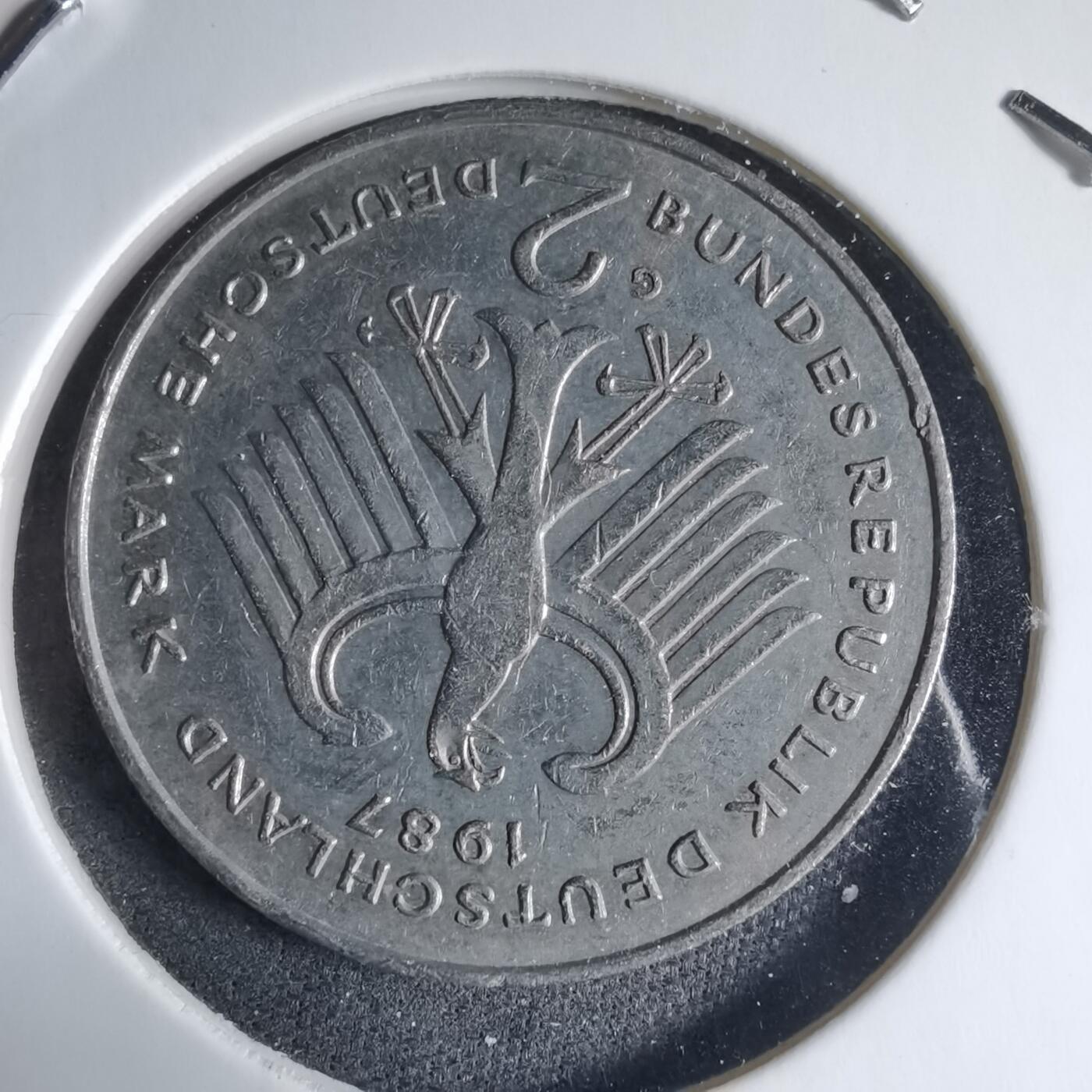 沼泽如烟--第926场 德国1987年2马克