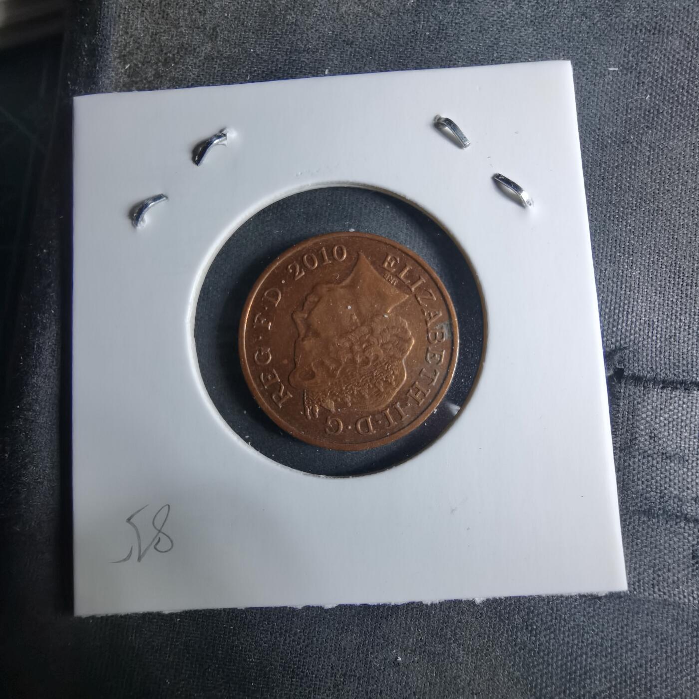 沼泽如烟--第926场 英国2010年1便士