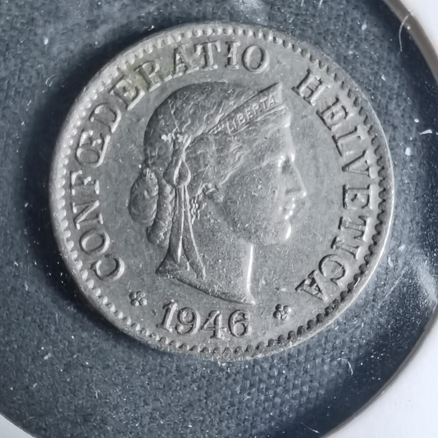 沼泽如烟--第927场 瑞士1946年五分