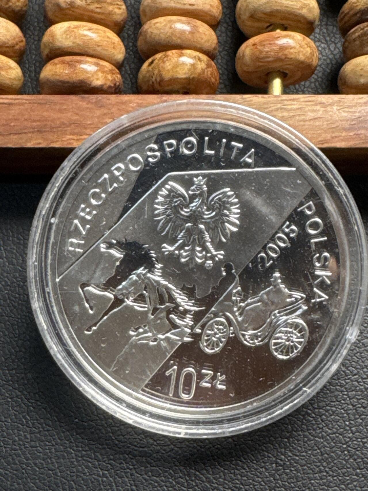 ❤️【币观天下】❤️ 第334期钱币拍卖- 2025.12.12周五晚上6点半场-长期征集拍品 波兰2005年作家康斯坦蒂·伊尔德冯斯·加茨奇斯基精制银币，925银，14.14克