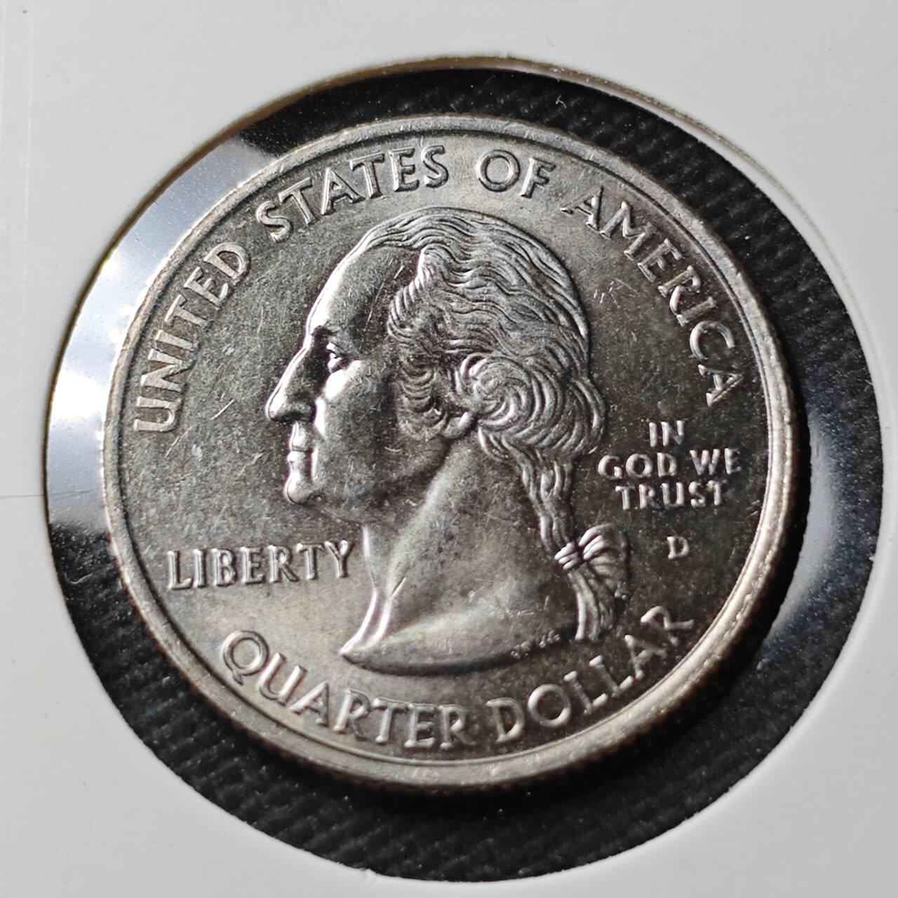 KK钱币收藏小铺 第377期  2月预留时间 周末发货  美国25分纪念币