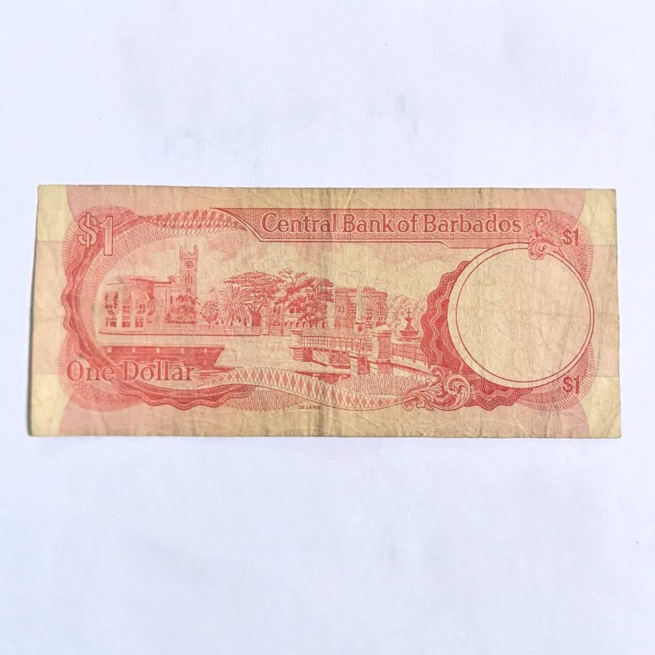 各国外币第101期 巴巴巴斯1元 A冠