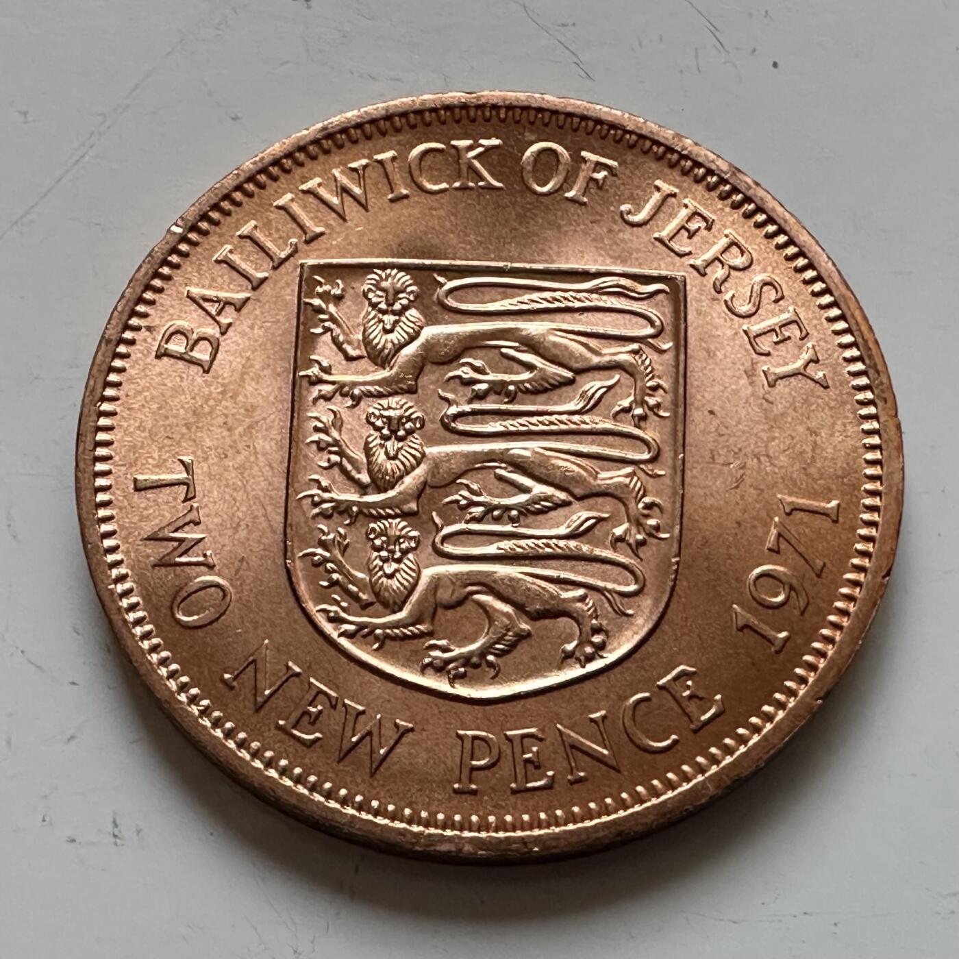 🌹外币初藏🌹🐯2025年第139场  每周二四六晚8️⃣点 接代拍 泽西岛1971年2便士b