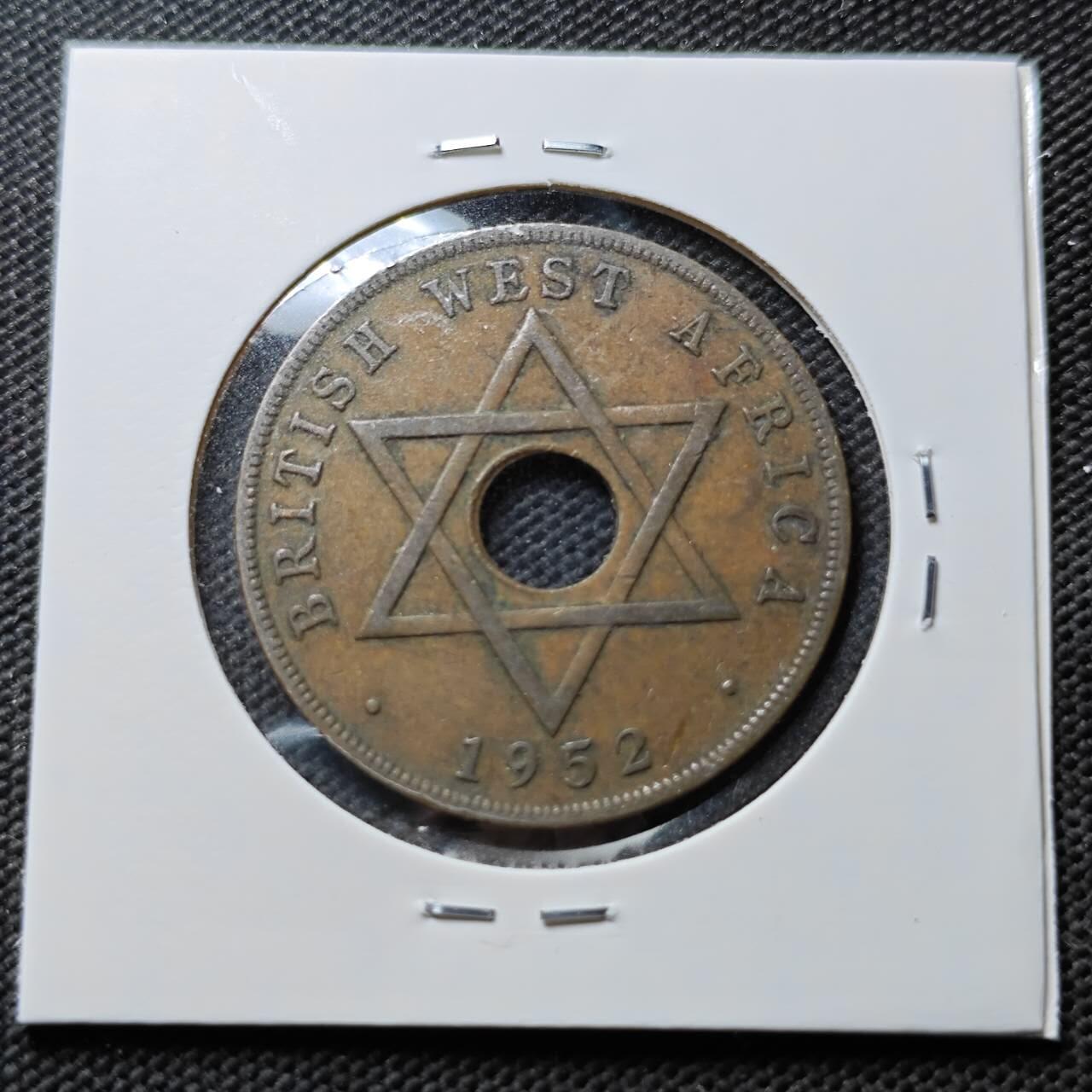 KK钱币收藏小铺 第376期  2月预留时间 周末发货  1952法属西非1便士铜币