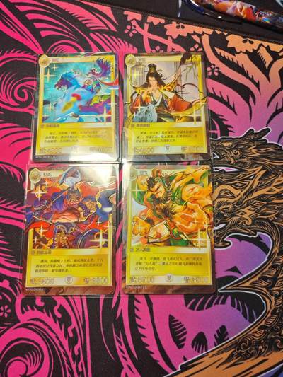 卡牌实验室开始第六次实验 - 【金卡】卡游三国群英×4