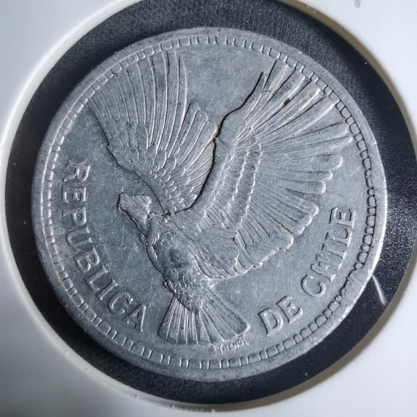 沼泽如烟--第927场 智利1958年10比索