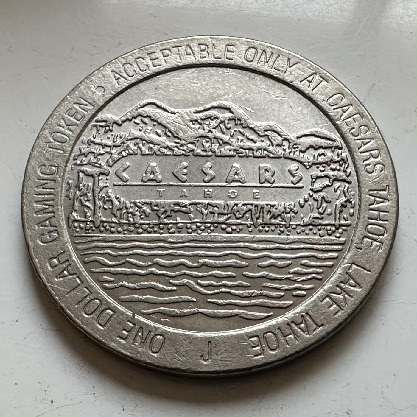 🌹外币初藏🌹🐯2025年第139场  每周二四六晚8️⃣点 接代拍 美国凯撒塔霍湖赌场一美元代用币