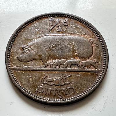 🌹外币初藏🌹🐯2025年第139场  每周二四六晚8️⃣点 接代拍 - 爱尔兰1953年半便士