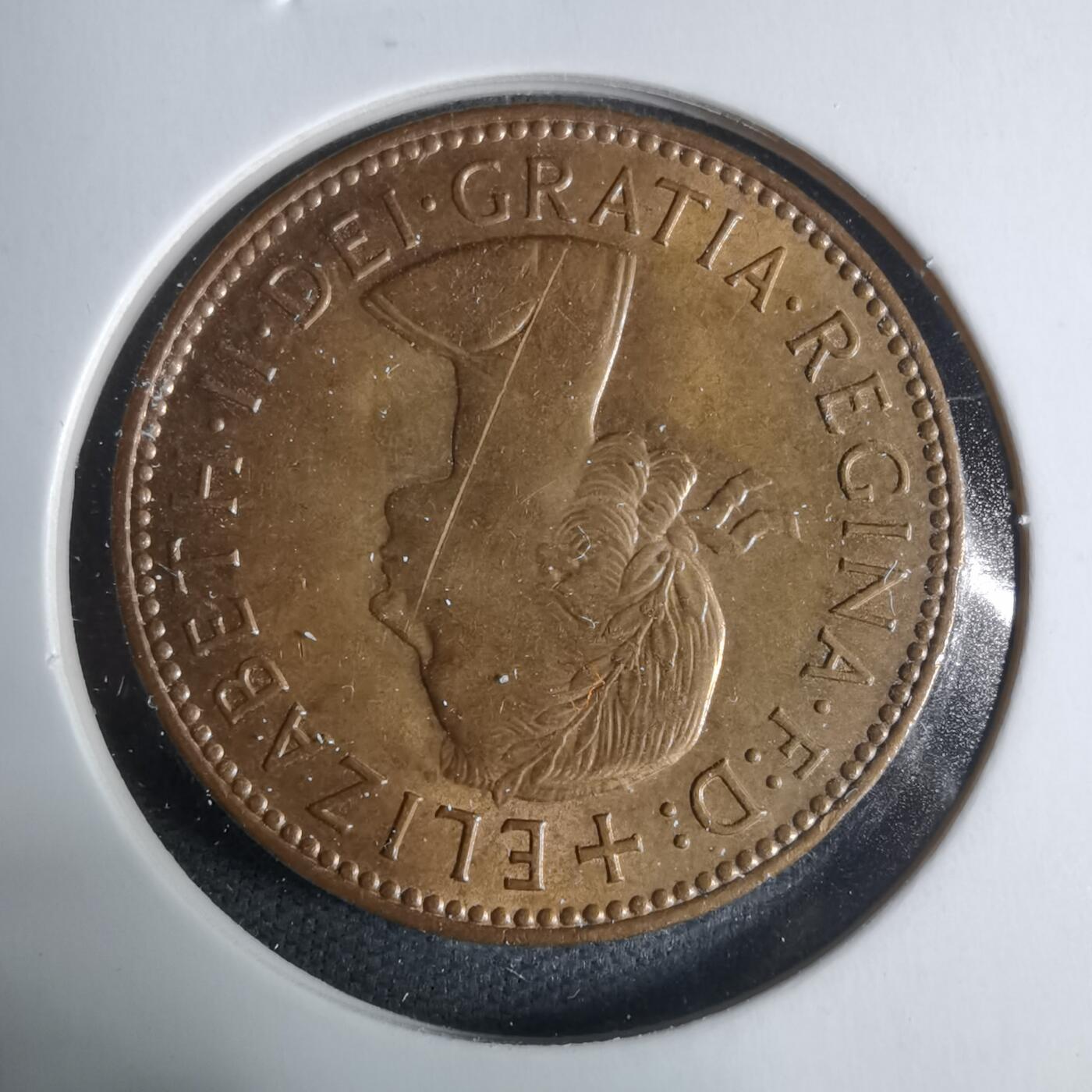 沼泽如烟--第927场 英国1966年半便士