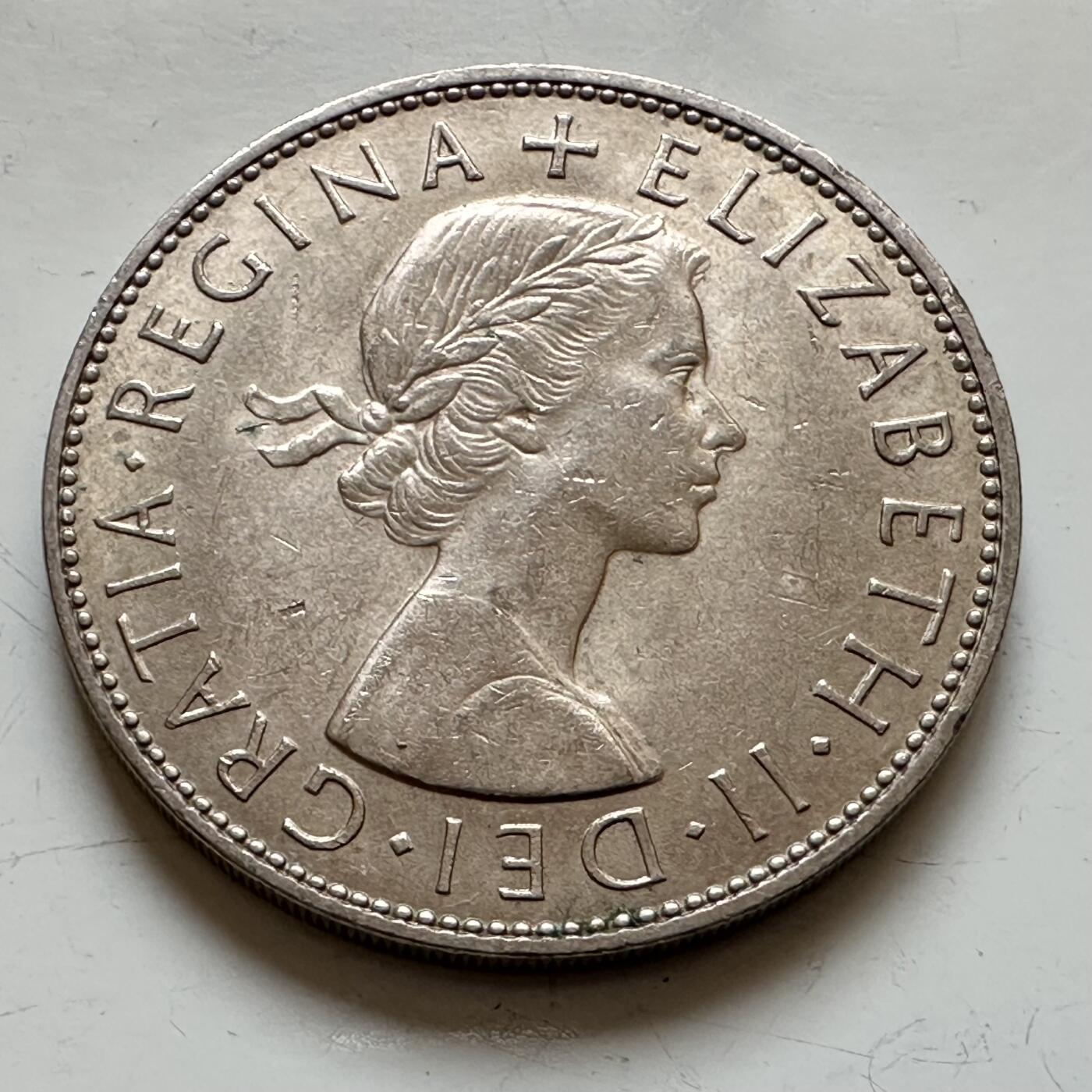 🌹外币初藏🌹🐯2025年第139场  每周二四六晚8️⃣点 接代拍 英国1967年半克朗