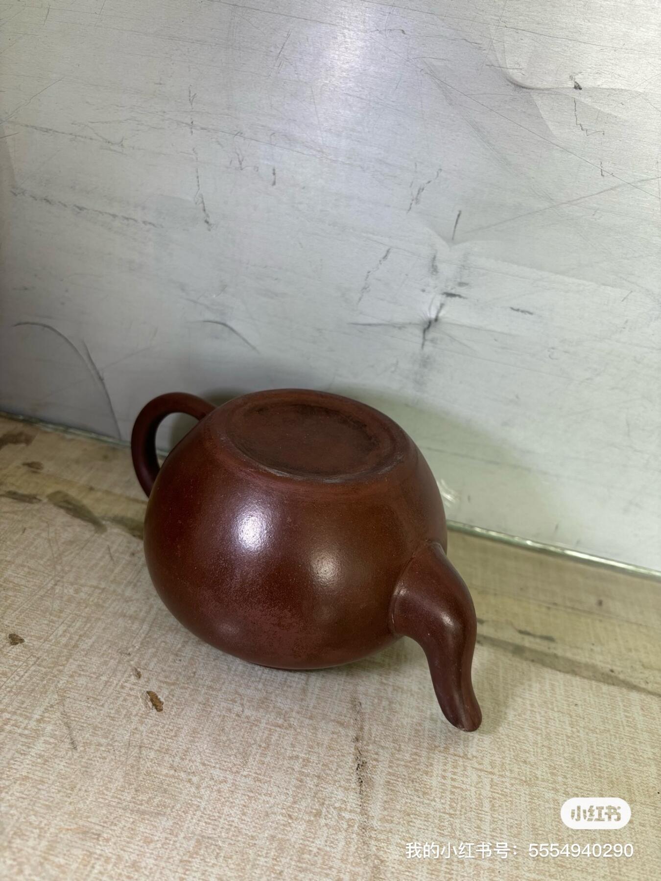 包老紫砂壶一把没有盖子其他完好