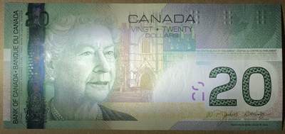 【礼羽收藏】🌏世界钱币拍卖第115期 - 全新UNC 加拿大20元AYR首发冠  2004年获奖钞 无47非常稀少 满满荧光丝超级美