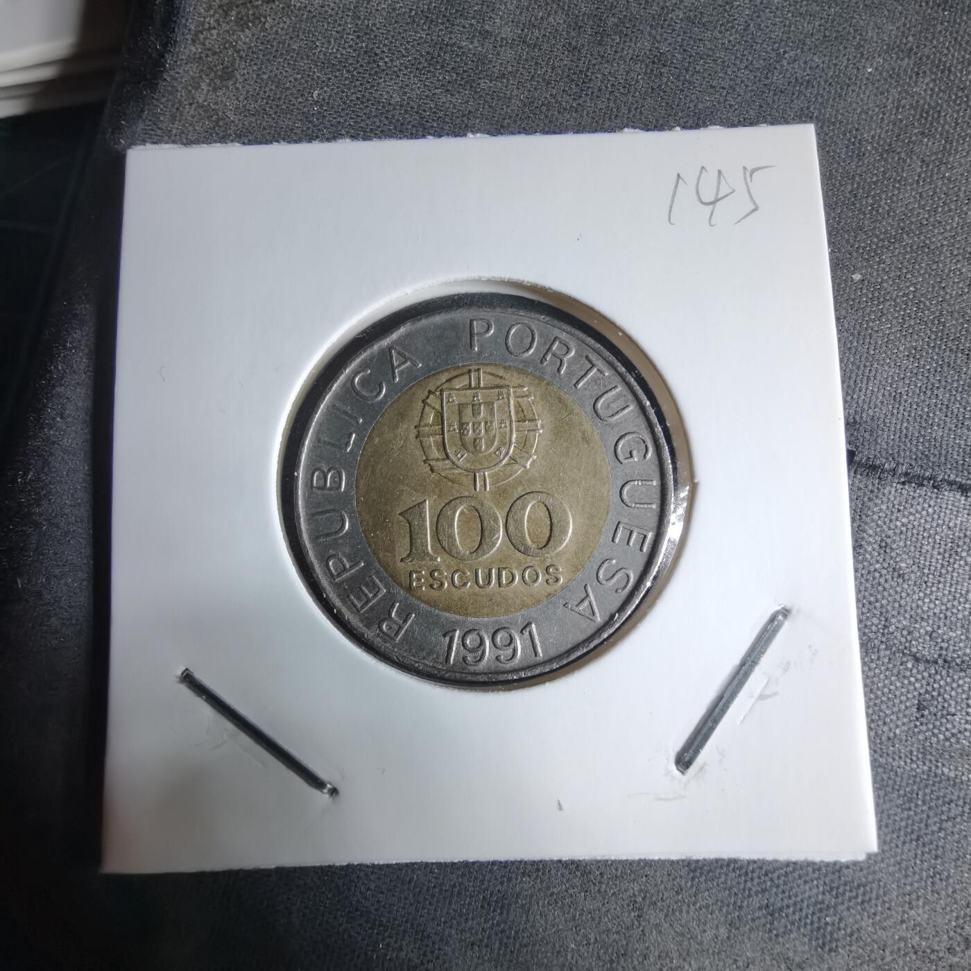 沼泽如烟--第926场 葡萄牙1991年100埃斯库多