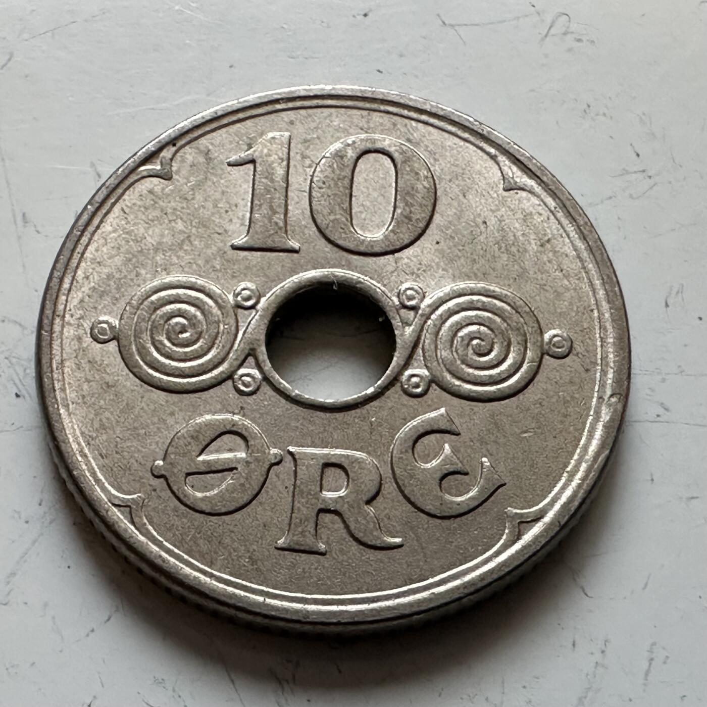 🌹外币初藏🌹🐯2025年第139场  每周二四六晚8️⃣点 接代拍 丹麦1946年10欧尔