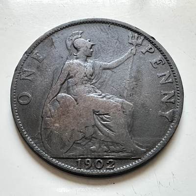 🌹外币初藏🌹🐯2025年第139场  每周二四六晚8️⃣点 接代拍 - 英国1902年一便士