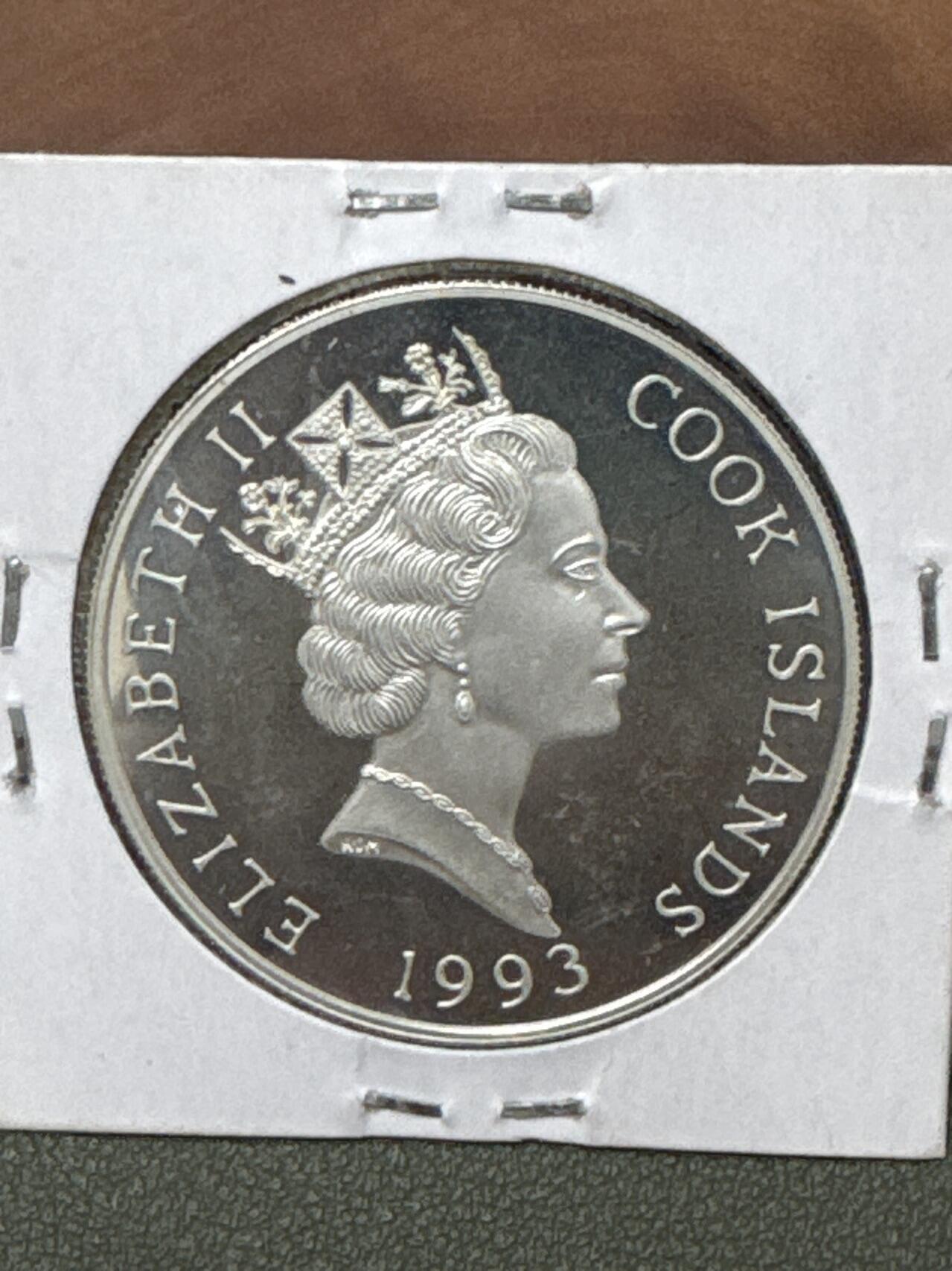 ❤️【币观天下】❤️ 第334期钱币拍卖- 2025.12.12周五晚上6点半场-长期征集拍品 库克群岛1993年亚特兰大奥运会精制银币