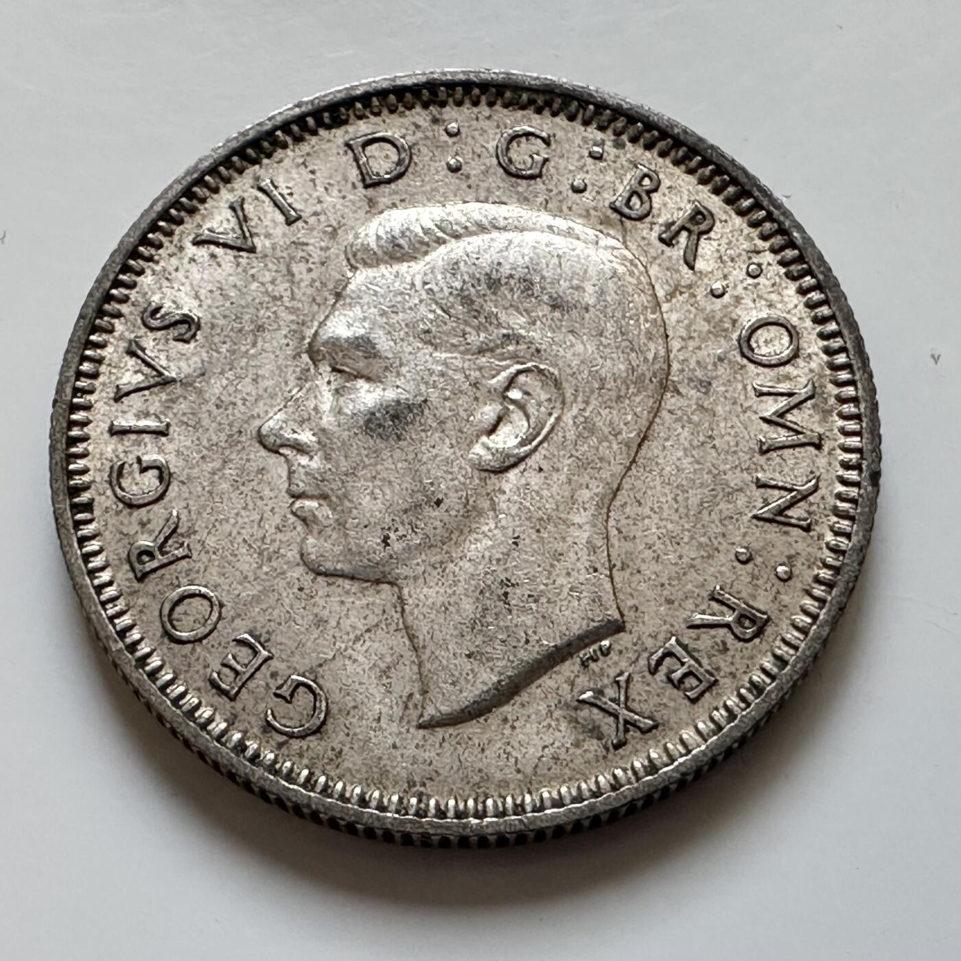 🌹外币初藏🌹🐯2025年第139场  每周二四六晚8️⃣点 接代拍 英国1938年一先令银币