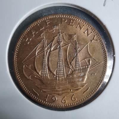 沼泽如烟--第927场 - 英国1966年半便士